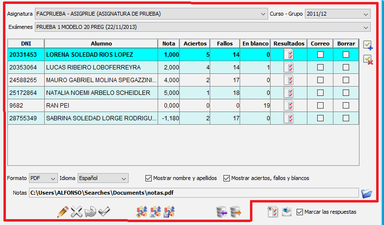 notas