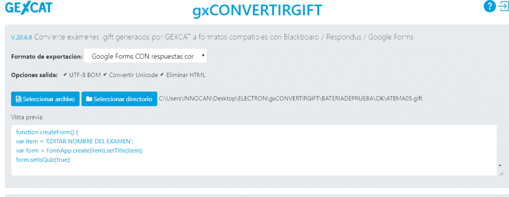 gxCONVERTIRGIFT